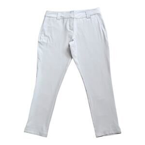Oakley Golf Pants Womens 12 Gray Stretch Performance Skinny 27" Inseam Pockets